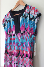 NWT Laundry by Shelli Segal Los Angeles Rose Violet Multi Shift Dress M $138 - £67.47 GBP