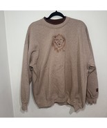 Vintage &quot;Lee Jeans&quot; Daniel and Lion Scripture Religious Two Tone Sweatsh... - $40.00