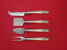 Stradivari by Wallace Sterling Silver Cheese Serving Set 4 Piece HHWS  C... - £205.08 GBP