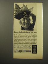 1959 Royal Doulton Long John Silver Character Jug Advertisement - £14.57 GBP