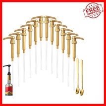 Food-Grade 12-Peice Syrup Pump Set for 750ml Bottles – Perfect for Drink... - $31.67