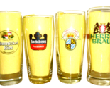 4  Hernickel Hacklberg Passau Tegernsee Ingolstadt 0.5L German Beer Glasses - $19.95