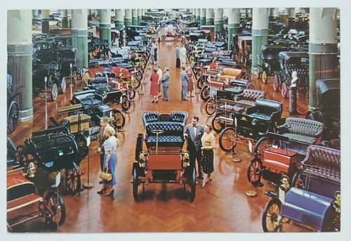 Postcard Henry Ford Museum Antique Automobile Dearborn Michigan USA - $5.75