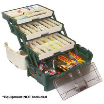 Plano Hybrid Hip 3-Tray Tackle Box - Forest Green - £62.37 GBP
