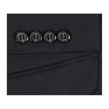 Men Renoir Suit Separate Super 140s Soft Wool Two Button Classic Fit 508-1 Black image 6