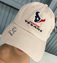 Houston Texans NFL Autographed Strapback Baseball Hat Cap - $17.34