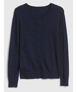 GAP Cardigan Black NEW Soft Cotton Blend Machine Washable Size XS,S,M,L - $36.71 CAD