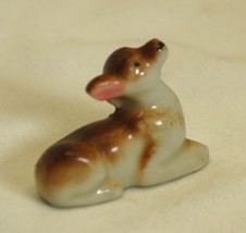 Porcelain Miniature Deer Figurine Shadowbox Decor - £7.90 GBP