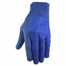 Wells Lamont Women's Indoor/Outdoor Jersey Work Gloves Blue M 2 pk 321MN... - $11.95