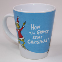 Dr. Seuss How The Grinch Stole Christmas Max &amp; Sleigh Latte Coffee Mug T... - £8.54 GBP