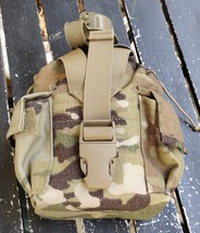 Molle 1 Quart Canteen Pouch Water Bottle General Purpose Army Camo Military - £31.55 GBP