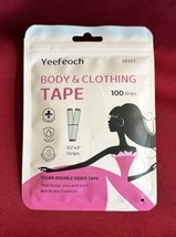 Yeefeoch Body &amp; Clothing Tape 100 Count Factory Sealed - $176.65 MXN