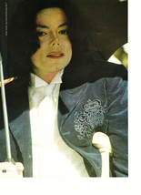 Michael Jackson teen magazine pinup clipping umbrella crutches Tiger Beat - $3.50