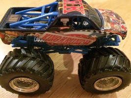 Hot Wheels Monster Jam Truck KING KRUNCH Flag Series plastic base 1:64 s... - $12.87