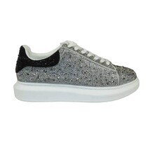 Men's Dressy Sneaker Shoes STEVE MADDEN Micro Suede Stones Icebox Silver image 15