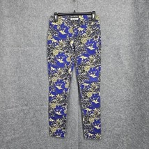 Hot Kiss Skinny Lily Womans Jeans Size 3 Blue Floral All Over Pattern St... - £12.88 GBP