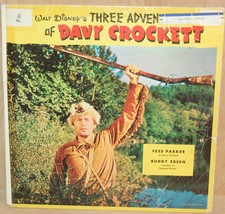 Walt Disney&#39;s Three Adventures of Davy Crockett (Fess Parker and Buddy E... - $33.65