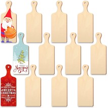 12 Pieces Mini Wooden Cutting Board Craft With Handle Wooden Chopping Bo... - $29.99