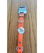 Pet Wear Medium Waterproof Dog Collar Orange 11&quot;-14&quot;-BRAND NEW-SHIP SAME... - $277.08 MXN