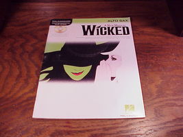 Wicked A New Musical, for Alto Sax, Instrumental Play-Along Songbook, Sealed CD - £7.92 GBP