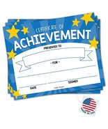 Blue Certificate of Achievement | Set of 25 | Awards - $22.39 CAD