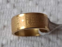 Serbian Orthodox Christian Lords Prayer Ring D=17mm - $32.00