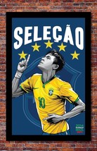 FIFA World Cup Soccer Event Brazil | TEAM BRAZIL Poster | 13 x 19 inches - £11.67 GBP