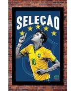 FIFA World Cup Soccer Event Brazil | TEAM BRAZIL Poster | 13 x 19 inches - £11.75 GBP