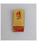 Vintage Coca-Cola 1992 Albertville Olympic Lapel Hat Pin - $18.20 CAD