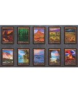 Set of 10 Dual Lands V.1 (Custom Cards Alternate Art) - $34.99