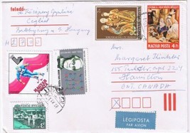 Stamps Art Hungary Envelope Budapest Wise Men Virgin Penicillin Olympic - £3.08 GBP
