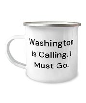 Fancy Washington 12oz Camper Mug, Washington is Calling. I Must Go, Gift... - £15.78 GBP