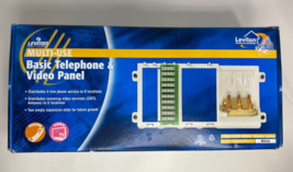 Leviton 47606-BTV Basic Telephone and Video Unit - 4 LINE PHONE TO 9 LOC... - $33.95