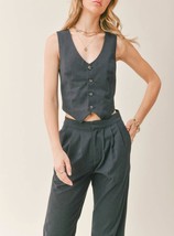 Sage The Label east village vest size S - $508.84 MXN