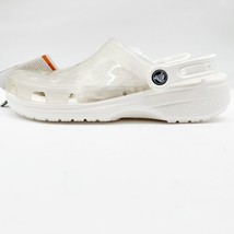 Crocs Adult Classic Translucent Clogs- White - £30.59 GBP