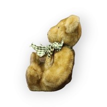 Plush Teddy Bear First &amp; Main Minky 8&quot; Stuffed Animal Gingham Bow Cordur... - $216.14 MXN