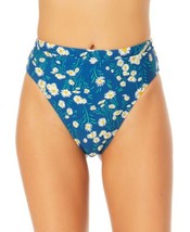 California Waves Juniors Daisy-Print High-Waist Bottoms, X-Large - £15.42 GBP