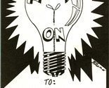 Vtg Postcard 1985 - Turn on To National Postcard Week - McPherson KS - $12.82