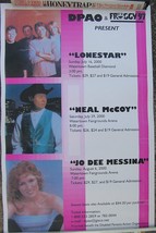 Lonestar 2000 Neal McCoy Jo Dee Messina DPAO Watertown Country Poster 17... - £19.19 GBP
