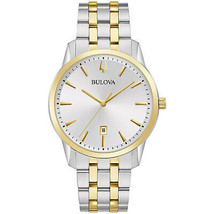 Bulova Men&#39;s Classic Silver Dial Watch - 98B385 - $239.55