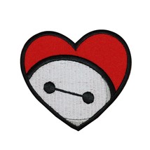 Big Hero 6 Baymax Heart Iron-On Patch DIY Disney Apparel Child&#39;s Outfit Applique - £13.36 GBP