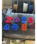 3d printed Plastic Cookie Cutter - Winter Themed Cutters Set Of 7 - $282.54 MXN