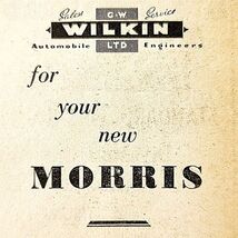 1954 Wilkin Morris Thames Car Dealership Advertisement Automobilia E89G2 - $28.01 CAD