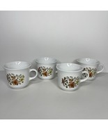 (4) Vintage Corelle by Corning Indiana Summer Cups 8 oz Coffee Tea Mugs ... - $26.84 CAD