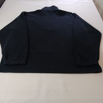 Sun River Dark Men's Black 1/4 Zip Long Sleeve Pullover Sweatshirt Size XL image 2