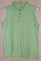 Womens Columbia Sportswear Company Light Green Sleeveless Polo Shirt Size S - £14.63 GBP
