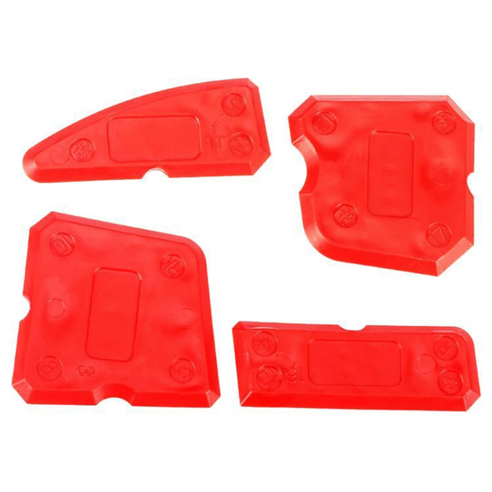 4pcs Yellow Grout Finishing Tool Easy Clean TPU  Gl Cement Scraper for Kitchen B - £44.60 GBP