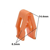 KE LI MI Orange Plastic Auto Instrument Panel Dashd Retainer Rivet Snaps Clips - £31.06 GBP