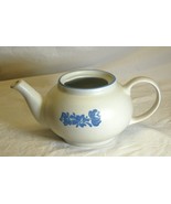 Yorktowne Pfaltzgraff Stoneware Teapot Tea Pot No Lid Blue Floral - £19.49 GBP