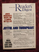 Readers Digest December 1984 James Michener John Mccain Frank Deford - £5.49 GBP